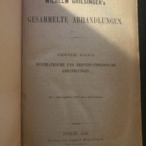 Griesinge, W. 1872