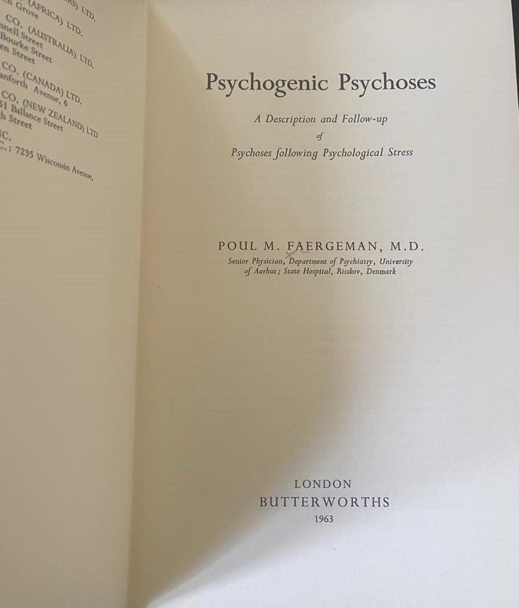 Faergeman P.M. (1963)