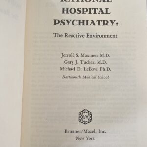 Maxmen, Tucker & LeBow 1974