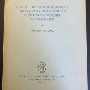 Sjögren, T. (1932, 1948, 1949, 1957, 1960) Bundle