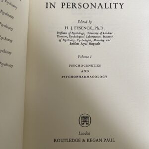 Eysenck, H.J. 1960