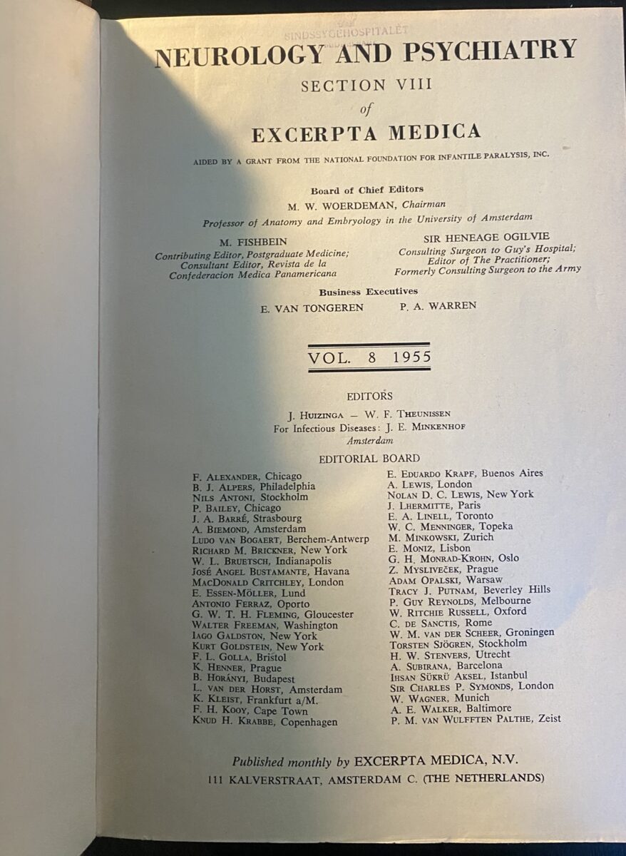 Woerdeman, M.W. 1953,1954,1955 Bundle